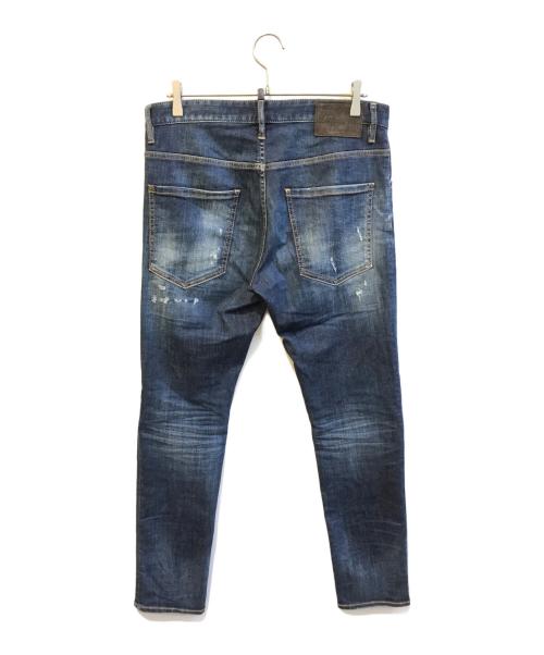 DSQUARED2（ディースクエアード）DSQUARED2 (ディースクエアード) デニムパンツ インディゴ サイズ:48の古着・服飾アイテム