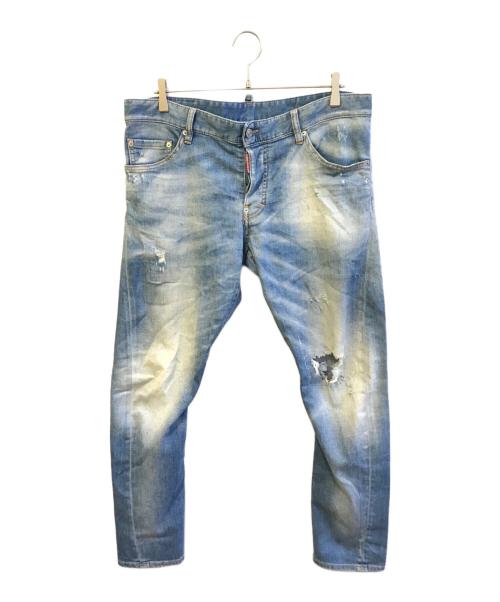 DSQUARED2（ディースクエアード）DSQUARED2 (ディースクエアード) デニムパンツ インディゴ サイズ:52の古着・服飾アイテム