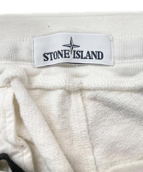 STONE ISLAND（ストーンアイランド）STONE ISLAND (ストーンアイランド) スウェットショートパンツ ホワイト サイズ:XLの古着・服飾アイテム