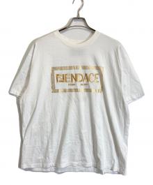 FENDI×VERSACE（フェンディ×ヴェルサーチェ）の古着「Fendace Logo Tee」｜ホワイト