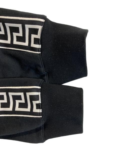 VERSACE（ヴェルサーチェ）VERSACE (ヴェルサーチェ) ジップアップトラックジャケット ブラック サイズ:XLの古着・服飾アイテム