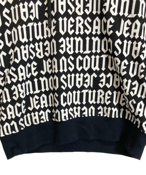 VERSACE JEANS COUTURE（ヴェルサーチ ジーンズクチュール）VERSACE JEANS COUTURE (ヴェルサーチ ジーンズクチュール) ロゴパーカー ブラック サイズ:Mの古着・服飾アイテム