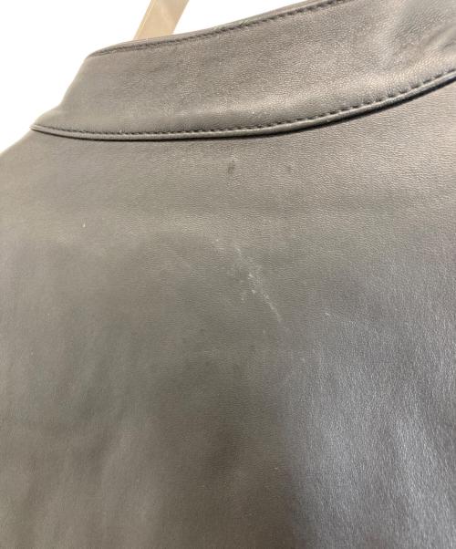 GIUSEPPE ZANOTTI（ジュゼッペザノッティ）GIUSEPPE ZANOTTI (ジュゼッペザノッティ) レザージャケット ブラック サイズ:XLの古着・服飾アイテム