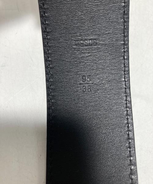 LOUIS VUITTON（ルイ ヴィトン）LOUIS VUITTON (ルイ ヴィトン) イニシアル ダミエグラフィットベルト ブラック サイズ:95の古着・服飾アイテム