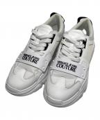 VERSACE JEANS COUTUREヴェルサーチ ジーンズクチュール）の古着「スニーカー」｜ホワイト