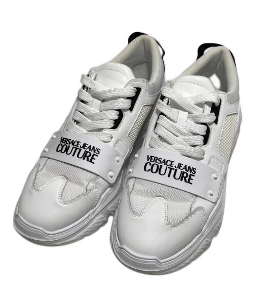 VERSACE JEANS COUTURE（ヴェルサーチ ジーンズクチュール）VERSACE JEANS COUTURE (ヴェルサーチ ジーンズクチュール) スニーカー ホワイト サイズ:27.6の古着・服飾アイテム