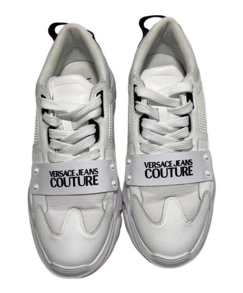 VERSACE JEANS COUTURE（ヴェルサーチ ジーンズクチュール）VERSACE JEANS COUTURE (ヴェルサーチ ジーンズクチュール) スニーカー ホワイト サイズ:27.6の古着・服飾アイテム