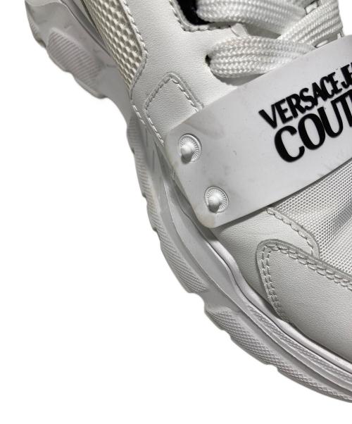 VERSACE JEANS COUTURE（ヴェルサーチ ジーンズクチュール）VERSACE JEANS COUTURE (ヴェルサーチ ジーンズクチュール) スニーカー ホワイト サイズ:27.6の古着・服飾アイテム