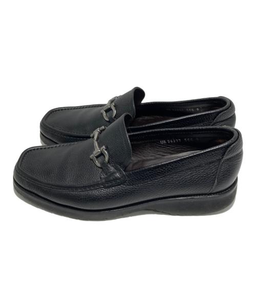 Salvatore Ferragamo（サルヴァトーレ フェラガモ）Salvatore Ferragamo (サルヴァトーレ フェラガモ) レザーシューズ ブラック サイズ:9の古着・服飾アイテム