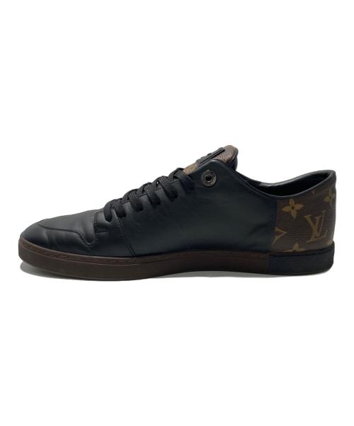 LOUIS VUITTON（ルイ ヴィトン）LOUIS VUITTON (ルイ ヴィトン) モノグラムローカットスニーカー ブラック サイズ:7 1/2の古着・服飾アイテム
