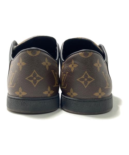 LOUIS VUITTON（ルイ ヴィトン）LOUIS VUITTON (ルイ ヴィトン) モノグラムローカットスニーカー ブラック サイズ:7 1/2の古着・服飾アイテム