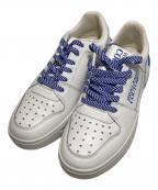 VERSACEヴェルサーチェ）の古着「ロゴスニーカー」｜ブルー