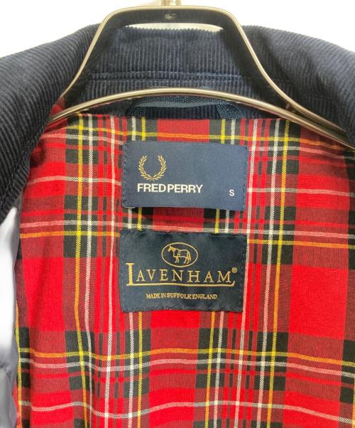 FRED PERRY（フレッドペリー）FRED PERRY (フレッドペリー) LAVENHAM (ラベンハム) キルティングジャケット ネイビー サイズ:Sの古着・服飾アイテム