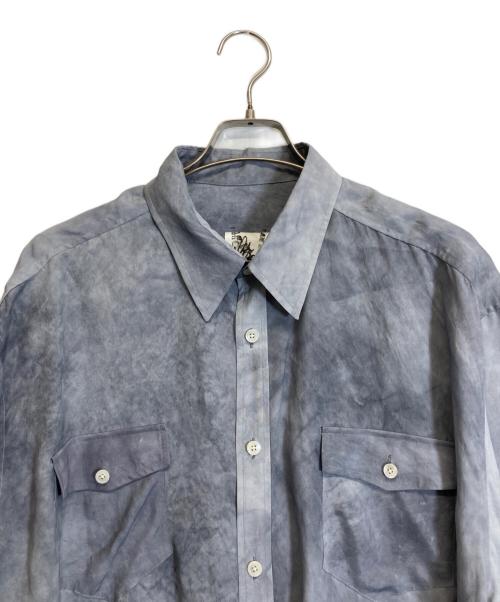 I am dork（アイアムドーク）I AM DORK (アイアムドーク) シルク混シャツ グレー サイズ:記載なしの古着・服飾アイテム