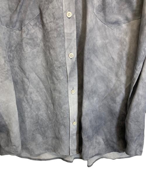 I am dork（アイアムドーク）I AM DORK (アイアムドーク) シルク混シャツ グレー サイズ:記載なしの古着・服飾アイテム