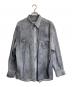 I AM DORK（アイアムドーク）の古着「シルク混シャツ」｜グレー