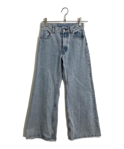 Plage（プラージュ）Plage (プラージュ) ワイドデニムパンツ インディゴ サイズ:34の古着・服飾アイテム