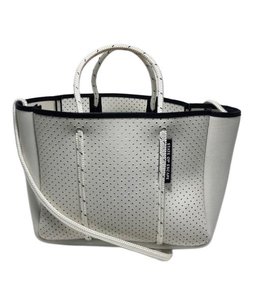 STATE OF ESCAPE（ステイトオブエスケープ）STATE OF ESCAPE (ステイトオブエスケープ) バッグ ホワイトの古着・服飾アイテム