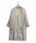 mizuiro-ind（ミズイロインド）の古着「リネン混コート」｜ベージュ