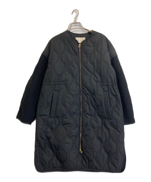 nano・universe（ナノ・ユニバース）nano・universe (ナノ・ユニバース) キルティングコート ブラック サイズ:Sの古着・服飾アイテム