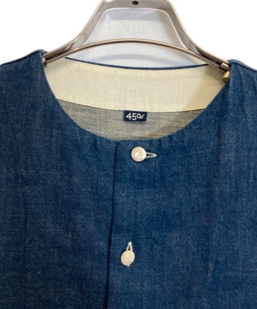 45R（フォーティファイブ・アール）45R (フォーティファイブ・アール) 小麦デニムのレフアドレス インディゴ サイズ:記載なしの古着・服飾アイテム