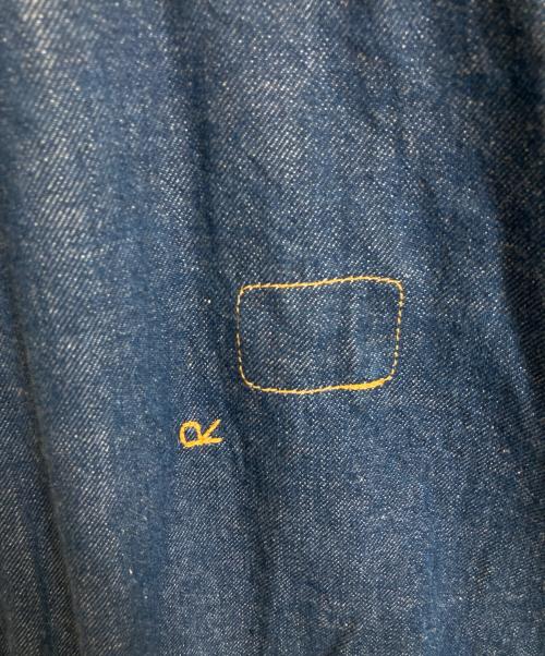 45R（フォーティファイブ・アール）45R (フォーティファイブ・アール) 小麦デニムのレフアドレス インディゴ サイズ:記載なしの古着・服飾アイテム