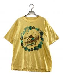 45R（フォーティファイブ・アール）の古着「レイサーフプリント45星Tシャツ」｜イエロー