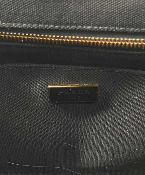 PRADA（プラダ）PRADA (プラダ) CANAPA 2WAYバッグ ブラックの古着・服飾アイテム