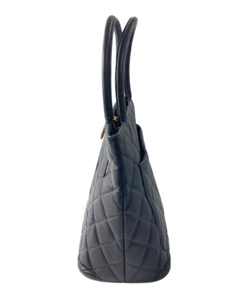 CHANEL（シャネル）CHANEL (シャネル) 復刻マトラッセトートバッグ ブラックの古着・服飾アイテム