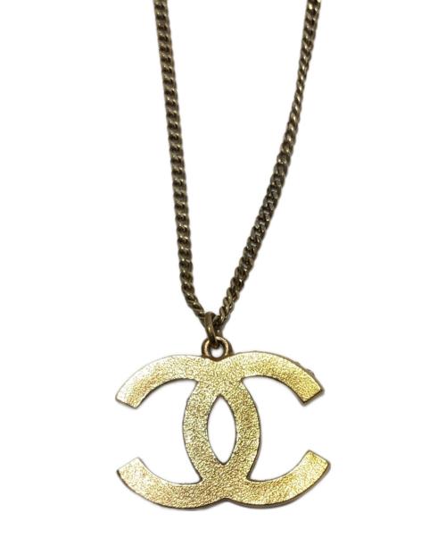 CHANEL（シャネル）CHANEL (シャネル) ラインストーンココマークネックレス ゴールドの古着・服飾アイテム