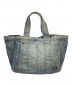 PORTERポーター）の古着「デニムトートバッグ」｜インディゴ