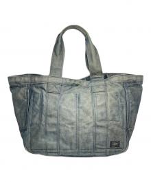 PORTER（ポーター）の古着「デニムトートバッグ」｜インディゴ