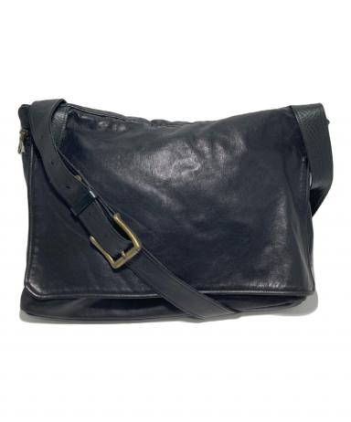 中古・古着通販】Jas-M.B. (ジャスエムビー) レザーショルダーバッグ