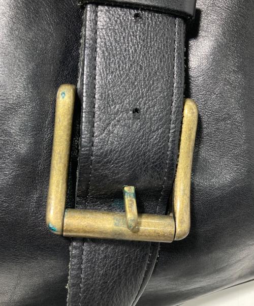 Jas-M.B.（ジャスエムビー）Jas-M.B. (ジャスエムビー) レザーショルダーバッグ ブラックの古着・服飾アイテム