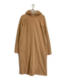 MaxMara（マックスマーラ）の古着「シルク混コート」｜ブラウン