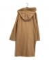 MaxMara (マックスマーラ) シルク混コート ブラウン サイズ:40：15000円