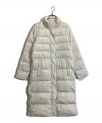theoryセオリー）の古着「ロングダウンコート」｜アイボリー