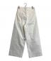 BECOME TREE (ビカムツリー) タックワイドパンツ ホワイト サイズ:L：15000円