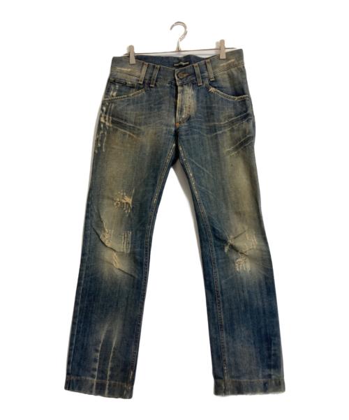 DOLCE & GABBANA（ドルチェ＆ガッバーナ）DOLCE & GABBANA (ドルチェ＆ガッバーナ) デニムパンツ インディゴ サイズ:46の古着・服飾アイテム