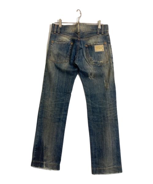 DOLCE & GABBANA（ドルチェ＆ガッバーナ）DOLCE & GABBANA (ドルチェ＆ガッバーナ) デニムパンツ インディゴ サイズ:46の古着・服飾アイテム