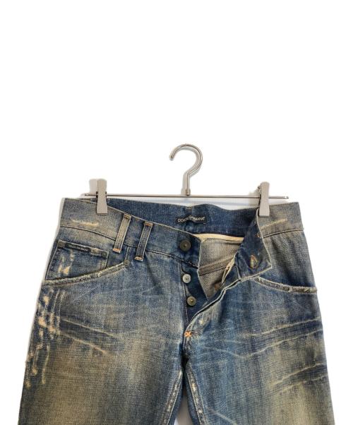 DOLCE & GABBANA（ドルチェ＆ガッバーナ）DOLCE & GABBANA (ドルチェ＆ガッバーナ) デニムパンツ インディゴ サイズ:46の古着・服飾アイテム