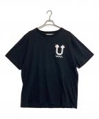 OFFWHITE×UNDERCOVERオフホワイト×アンダーカバー）の古着「SKELETONDART TEE」｜ブラック