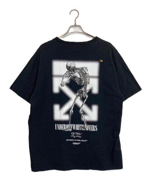 OFFWHITE（オフホワイト）OFFWHITE (オフホワイト) UNDERCOVER (アンダーカバー) SKELETONDART TEE ブラック サイズ:Lの古着・服飾アイテム