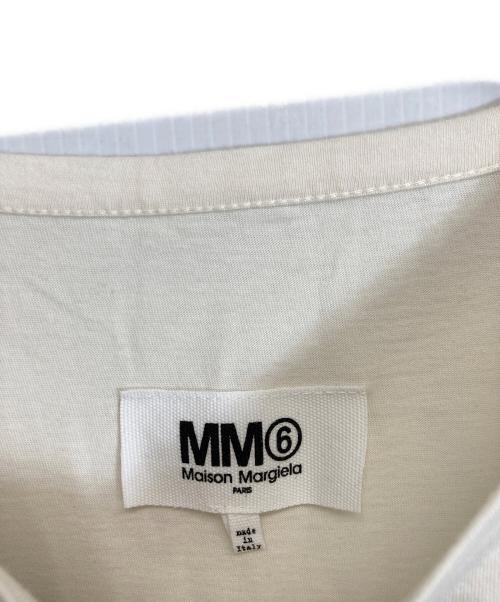 MM6 Maison Margiela（エムエムシックスメゾンマルジェラ）MM6 Maison Margiela (エムエムシックスメゾンマルジェラ) Tシャツ ホワイト サイズ:Sの古着・服飾アイテム