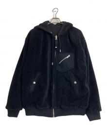 DIESEL Black Gold（ディーゼル ブラック ゴールド）の古着「リバーシブルボアパーカー」｜ブラック