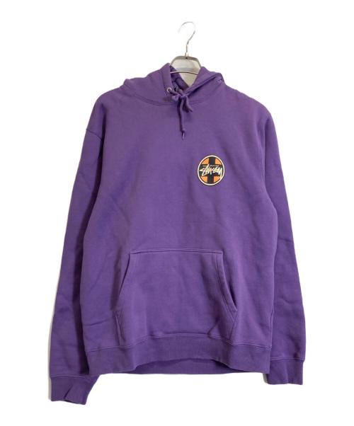 stussy（ステューシー）stussy (ステューシー) パーカー パープル サイズ:Lの古着・服飾アイテム