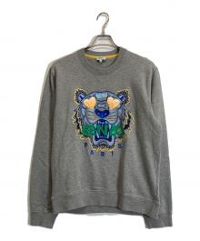 KENZO（ケンゾー）の古着「タイガー刺繍スウェット」｜グレー