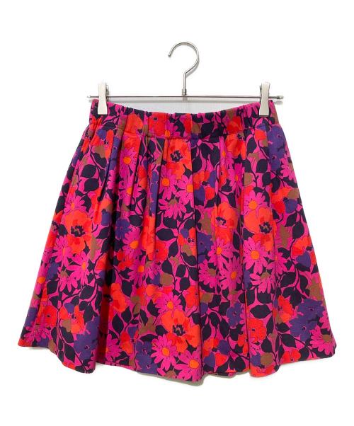 PEARLY GATES（パーリーゲイツ）PEARLY GATES (パーリーゲイツ) 総柄ゴルフスカート ピンク サイズ:Sの古着・服飾アイテム