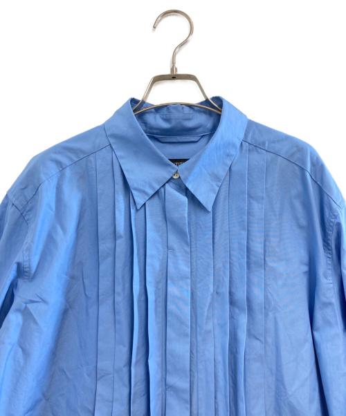 UNTITLED（アンタイトル）UNTITLED (アンタイトル) シャツワンピース スカイブルー サイズ:2の古着・服飾アイテム