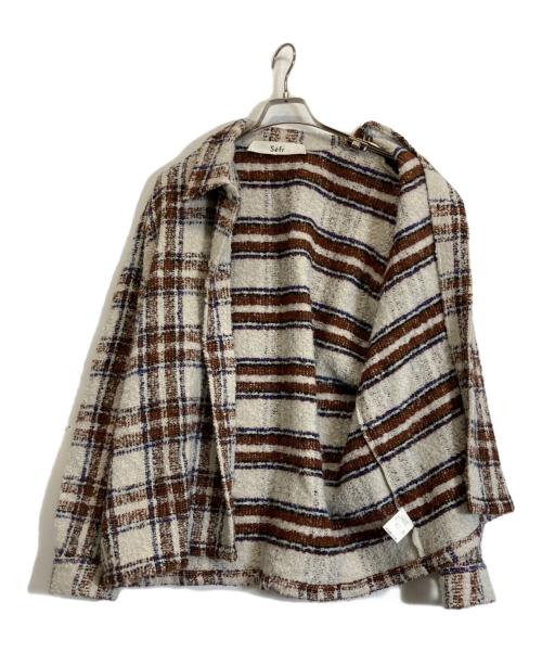 Sefr（セファ）Sefr (セファ) ジャケット ブラウン サイズ:Lの古着・服飾アイテム